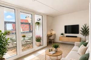 Klein, fein & mit Aussicht von der Elbinsel! 1-Zimmer-Wohnung mit Balkon – 39106 Alte Neustadt, Magdeburg – Vorschaubild 3
