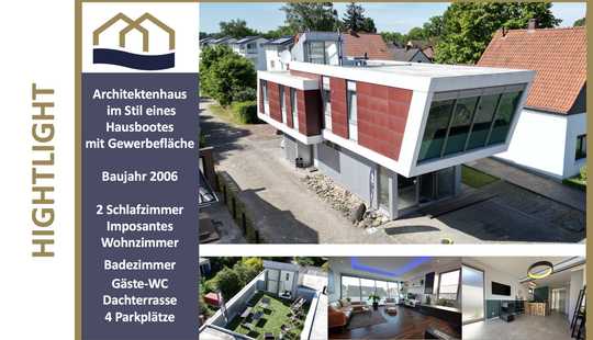 Bild von Architektur im Stil eines Hausbootes - Wohnen und Arbeiten für alle, die es Individuell mögen