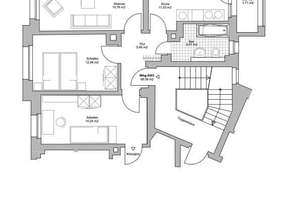 Frisch renovierte 3-Raum-Wohnung  in ruhiger Lage – Anhalter Straße 24 a, 4129 Eutritzsch, Leipzig – Vorschaubild 9