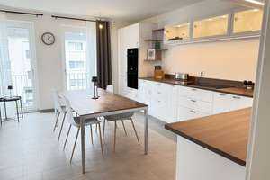 Möbellierte neuwertige 3-Zi-Wohnung mit SW-Loggia, Aufzug, TG und hochwertiger Einbauküche – 51379 Opladen, Leverkusen – Vorschaubild 4