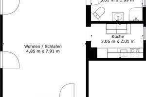 Möbliert & gemütlich & modern – Die vollständige Adresse der Immobilie erhältst du vom Anbieter., 26639 Wiesmoor – Vorschaubild 10