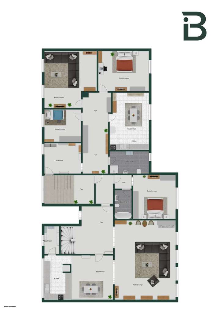 Obergeschoss Haus 2 - 2 Wohnei
