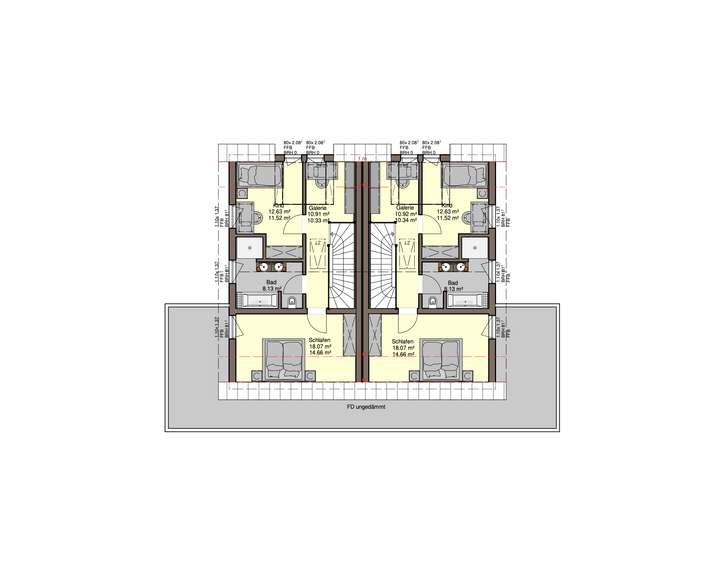 Grundrissbeispiel G136 OG