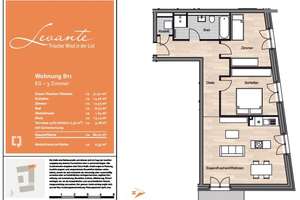 exklusive neuwertige 3 Zimmer Wohnung im Constantin Quartier in der List mit Tiefgaragenstellplatz – Gerrit-Engelke-Straße 27, 30177 List, Hannover – Vorschaubild 10