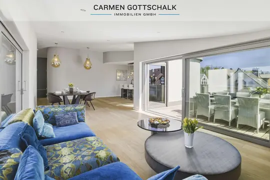 Lichtdurchflutetes Penthouse-Juwel – Wohnen der Extraklasse mit Dachterrassen