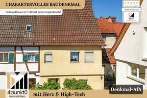 Bezahlbares Eigenheim – DHH mit Balkon, kleinem Hof, Charme & Potenzial – Die vollständige Adresse der Immobilie erhältst du vom Anbieter., 86751 Mönchsdeggingen – Vorschaubild 2