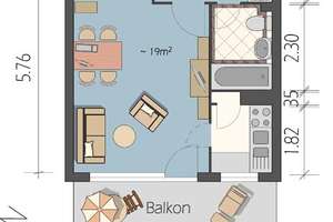 Wandsbek-Tonndorf, 1-Zimmerwohnung in ruhiger Lage, Nähe Studio Hamburg – Wöschenhof 19, 22045 Tonndorf, Hamburg – Vorschaubild 13