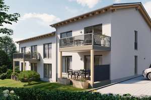 Moderne 3-Zimmer-Wohnung mit Terrasse, eigenem Eingang und Gartenanteil