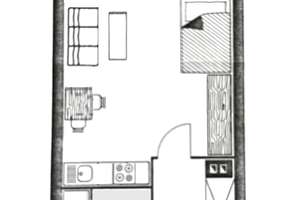 Gemütliche, voll eingerichtete 1-Raum-Wohnung Osdorf – Julius-Brecht-Straße 11, 22609 Osdorf, Hamburg – Vorschaubild 5