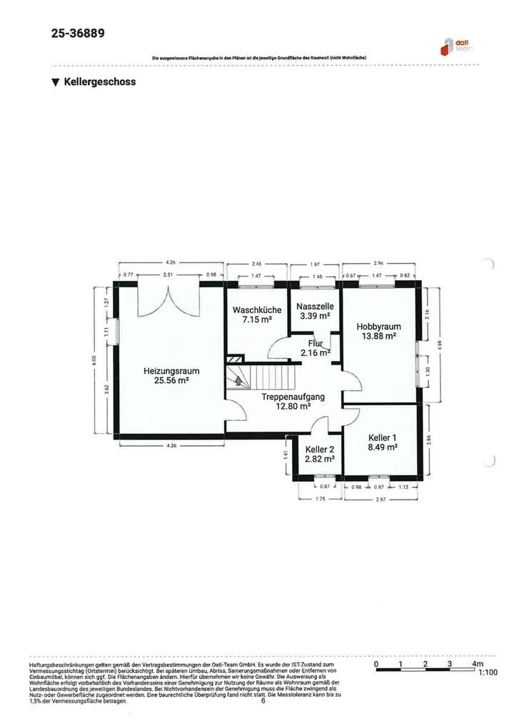 Grundriss Kellergeschoss