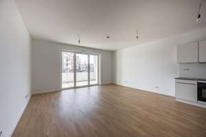 Neubau, Erstbezug: Moderne 3-Zimmer-Wohnung mit Einbauküche & Balkon 