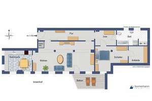 Besonderes Wohnen Nähe Zentrum! Außergewöhnliche Loft-ETW mit Südbalkon! – Die vollständige Adresse der Immobilie erhältst du vom Anbieter., 90763 Nördliche Südstadt, Fürth – Vorschaubild 30
