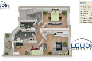 Attraktives Wohnen im beliebten Stühlinger – 3 Zimmer-Wohnung mit Balkon. – 79106 Alt-Stühlinger, Freiburg im Breisgau – Vorschaubild 20