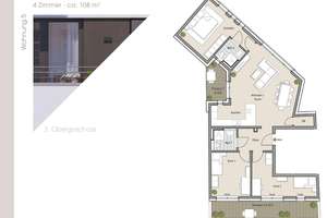 Exklusives Neubau City-Domizil für Familien – eine ganze Etage mit zwei Terrassen! WE 5 – 50670 Altstadt/Nord, Köln – Vorschaubild 3