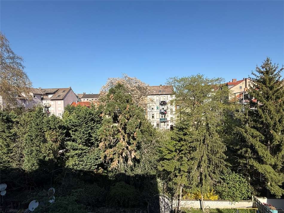 Ausblick vom Balkon