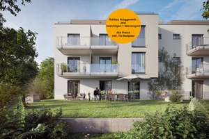 Im Grünen: 3-Zimmer-Wohnung mit Balkon und TG-Stellplatz