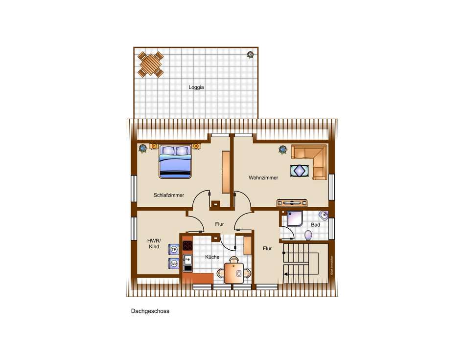 Grundriss Dachgeschoss