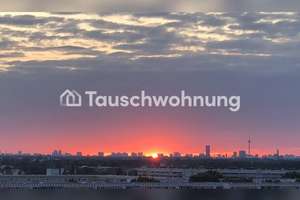 Tauschwohnung: Helle 3-Zimmer Wohnung am See mit Blick auf die Skyline 