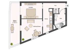 Zentrale und moderne 2 Zimmer Wohnung in der beliebten Schanze - vermietet! Bauprojekt "freistil" – Die vollständige Adresse der Immobilie erhältst du vom Anbieter., 22769 Altona-Nord, Hamburg – Vorschaubild 8