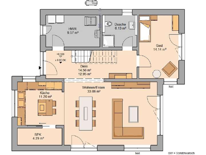 Grundriss Erdgeschoss