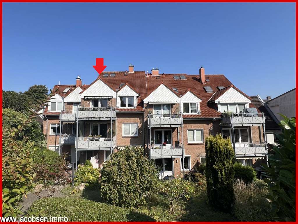 Direkt im Stadtzentrum - 
Attraktive Maisonettewohnung mit Balkon und Blick ins Grüne