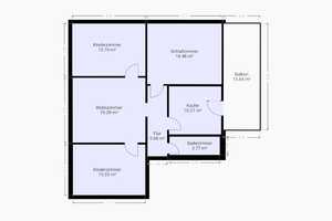 1400 € - 104 m² - 4.0 Zi. – Ulm – Vorschaubild 1