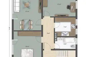 Zweifamilienhaus mit großem Garten in ruhiger Lage von Wuppertal – Wuppertal – Vorschaubild 11