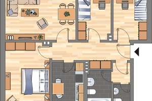 3-Zimmer-Wohnung in Wilhelmshaven City – Peterstraße 150, 26389 Bant, Wilhelmshaven – Vorschaubild 1