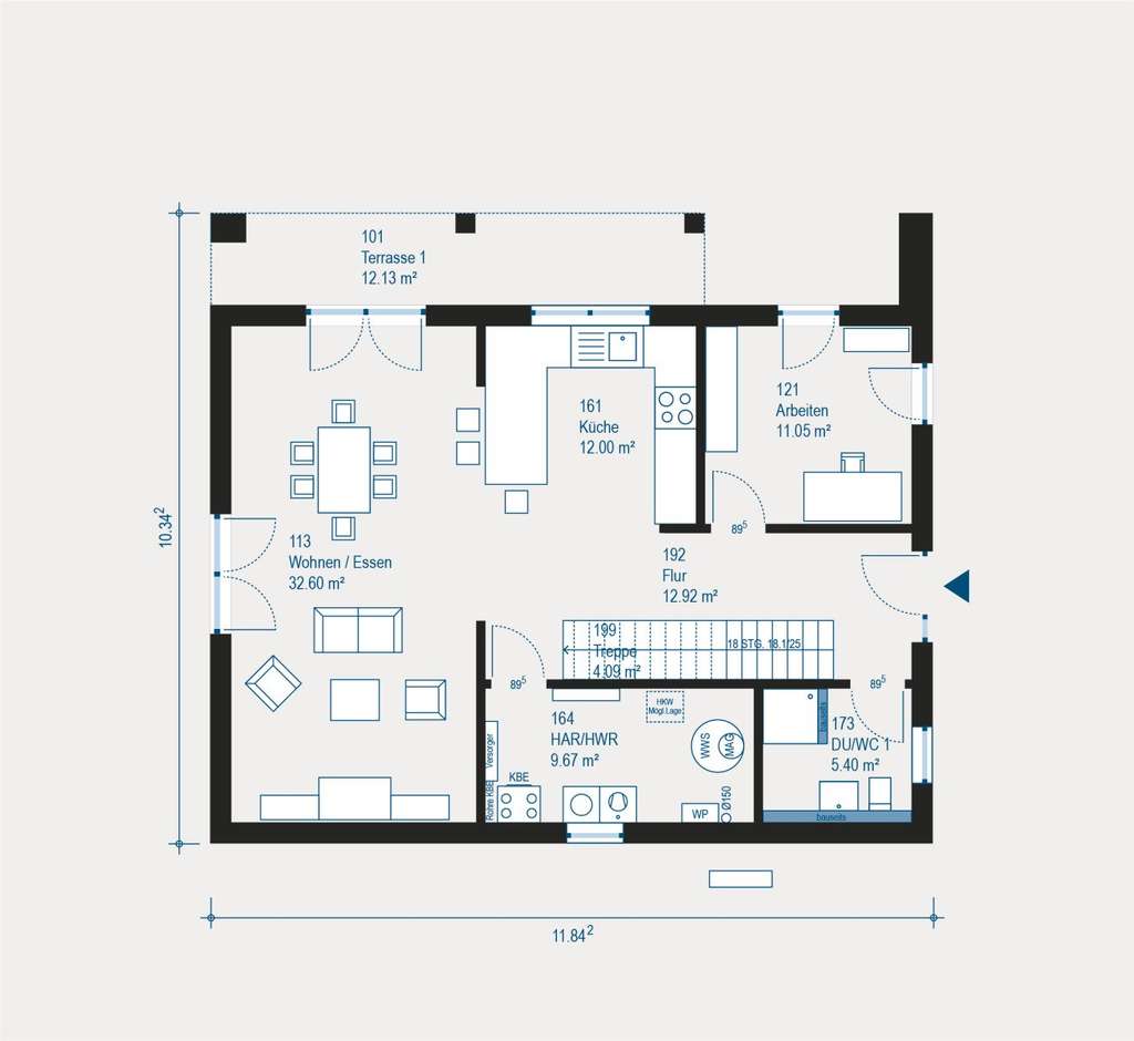 Immobilie in Muggensturm - Moderne City Villa 2 - Raumwunder trifft auf durchdachtes Wohnen - Bild 1