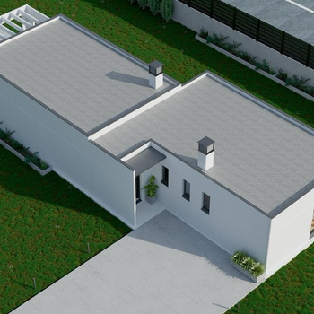Freistehendes Neubauhaus schlüsselfertig in Bescanó, 20 Minuten von Girona entfernt