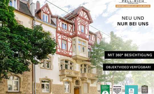 ALTBAUCHARME – Denkmalgeschütztes Wohnungspaket mit 5 Einheiten in zentraler Lage von Karlsruhe