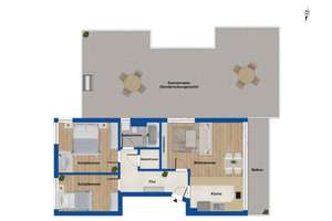 Wasserblick, perfekte Ausrichtung! 3-Zimmer-Eigentumswohnung mit großer Dachterrasse in Spandau – Die vollständige Adresse der Immobilie erhältst du vom Anbieter., 13595 Wilhelmstadt, Berlin – Vorschaubild 14