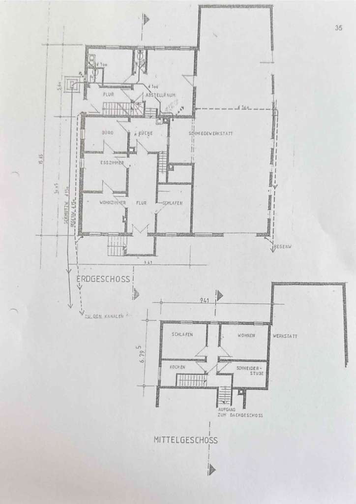 Immobilie in Bielefeld - Mehrfamilienhaus mit Zusatzchance: 4 Wohnungen vermietet + Lagerhalle - Ausbaureserve - Bild 4