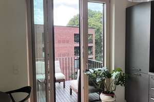 Helle, möblierte 2-Zimmer-Wohnung mit großem Balkon direkt am Stadtpark – Winterhude – Feldahornweg 51, 22303 Winterhude, Hamburg – Vorschaubild 13