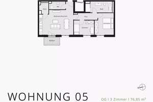 3-Zimmer-Wohnung mit Balkon in Hamburg-Volksdorf – Hoisberg 30, 22359 Volksdorf, Hamburg – Vorschaubild 12