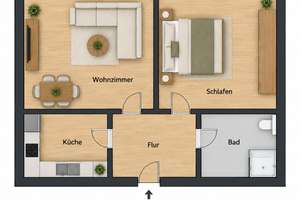 RÜ direkt vor der Tür | frisch renovierte 2-Zimmer-Wohnung – 45131 Rüttenscheid, Essen – Vorschaubild 10