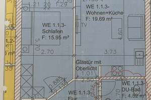 Helle 2-Zimmer-Wohnung mit Wintergarten