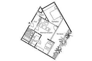 Terrassenwohnung 2,5 ZKB geeignet für 1-2 Personen – Neckarpromenade 10, 68167 Neckarstadt-Ost/Wohlgelegen, Mannheim – Vorschaubild 12