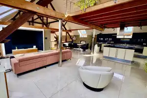 RESERVIERT!  Scheunenloft mit Naturpool & Einliegerwohnung - Wohnen & Arbeiten bei Köln – Rhein-Erft-Kreis – Vorschaubild 11