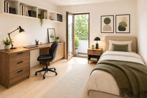 Attraktive 3-Zimmer-Wohnung in ruhiger Lage mit Balkon und EBK – Schlierseestrasse 9, 81541 Obergiesing, München – Vorschaubild 7