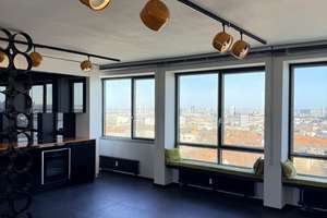 Elegante 2-Zimmer Wohnung im 21. OG mit Aufzug in Hamburg-Altona-Altstadt / teilmöbliert