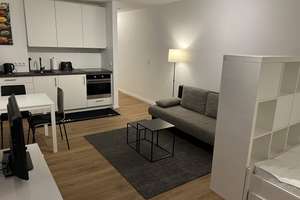 Möblierte, neuwertige 1-Zimmer-Wohnung mit EBK (ALL-IN-MIETE) – Fürstenwall 192, 40217 Friedrichstadt, Düsseldorf – Vorschaubild 4