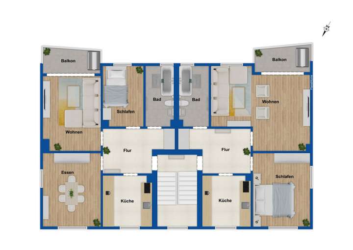 Grundriss Obergeschoss