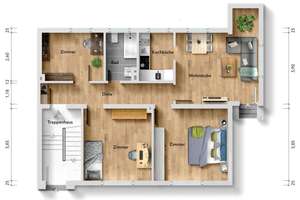 Gepflegtes 3-Fam.-Haus in verkehrsberuhigter Lage von Opladen mit bezugsfreier 4-Zimmer-EG-Wohnung! – Die vollständige Adresse der Immobilie erhältst du vom Anbieter., 51379 Opladen, Leverkusen – Vorschaubild 22