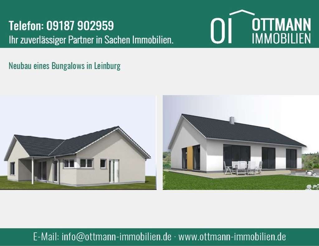 Immobilie in Leinburg - NEUBAU eines Bungalows direkt in Leinburg - Bild 0