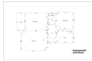 Helle 3,5-Zimmer Wohnung im 2. OG mit Balkon in Gelsenkirchen-Erle – Surkampstraße 13, 45891 Erle, Gelsenkirchen – Vorschaubild 1