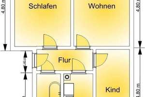 Möbel aufbauen & einziehen! Schicke 3-Raum-Wohnung – Beethovenstraße 12, 7952 Pausa/Vogtland – Vorschaubild 10