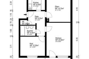 helle, familienfreundliche 3 Zimmer Erdgeschoss Wohnung mit Balkon in Leverkusen – Die vollständige Adresse der Immobilie erhältst du vom Anbieter., 51377 Steinbüchel, Leverkusen – Vorschaubild 15