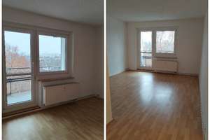 Renovierte 3 Zimmer 58m2 Wohnung mit Einbauküche und Balkon – Kurt-Schneider-Straße 22, 9122 Markersdorf, Chemnitz – Vorschaubild 1