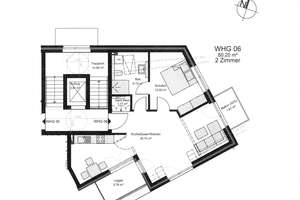 Charmante Dachgeschosswohnung mit Loggia – Neubau-Erstbezug mit besonderem Flair – Schloßgarten 71, 22043 Marienthal, Hamburg – Vorschaubild 12